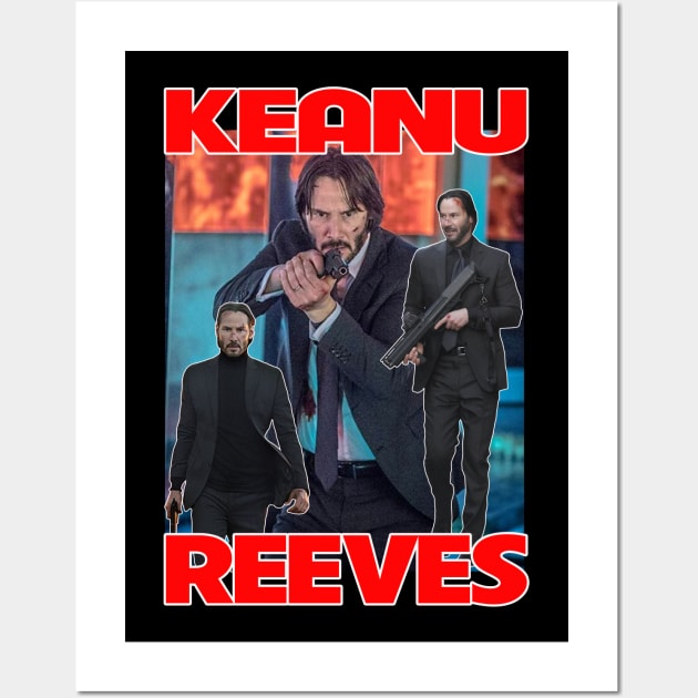 Keanu main character two images Wall Art by Madisen Harvey